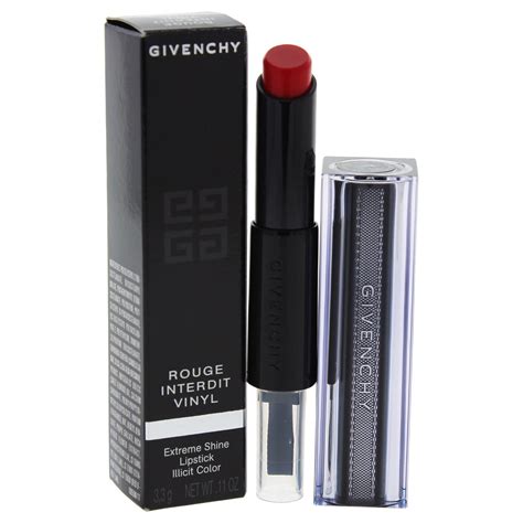 givenchy lipstick limited|Givenchy interdit vinyl lipstick.